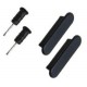 Заглушки для iPhone, iPad, Samsung Galaxy Tab, Tab2, Note (черные)